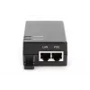 DIGITUS Gigabit PoE Injector DN-95102-1, 802.3af 10/100/1000Mbps, maitinimo kontaktai 4/5(+),7/8(-), išėjimas maks. 48V, 15.4W