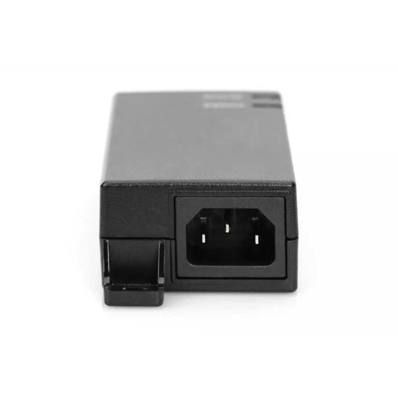 DIGITUS Gigabit PoE Injector DN-95102-1, 802.3af 10/100/1000Mbps, maitinimo kontaktai 4/5(+),7/8(-), išėjimas maks. 48V, 15.4W