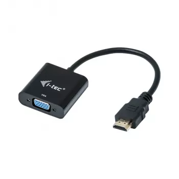 i-tec HDMI į VGA kabelio adapteris, 0,15 m, HDMI, VGA, Vyriškas, Moteriškas, 1920 x 1080 pikselių