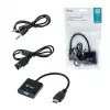 i-tec HDMI į VGA kabelio adapteris, 0,15 m, HDMI, VGA, Vyriškas, Moteriškas, 1920 x 1080 pikselių