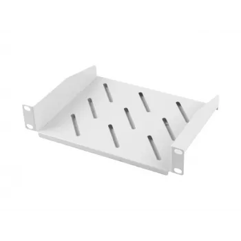 LANBERG Fiksuota lentyna 10 inch 1U / 254x180 mm, maksimali apkrova iki 20 kg, pilka
