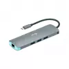 Dokavimo stotelė i-tec Metal USB-C Nano 4K HDMI LAN Power Delivery 100 W
