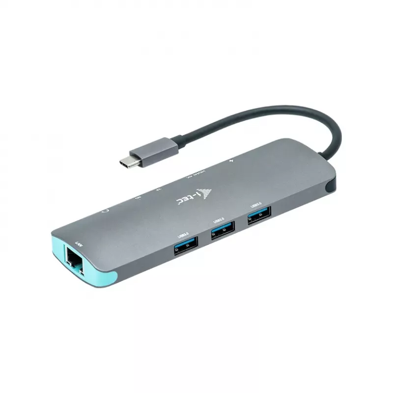 Dokavimo stotelė i-tec Metal USB-C Nano 4K HDMI LAN Power Delivery 100 W