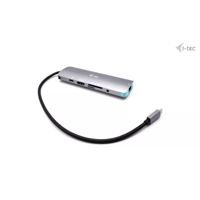 Dokavimo stotelė i-tec Metal USB-C Nano 4K HDMI LAN Power Delivery 100 W