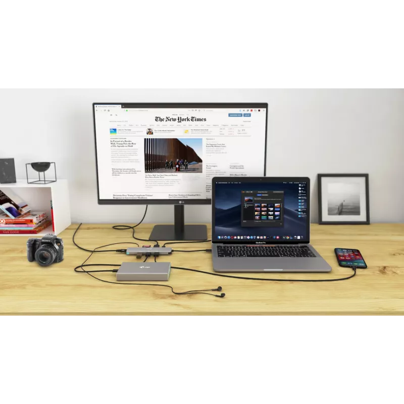 Dokavimo stotelė i-tec Metal USB-C Nano 4K HDMI LAN Power Delivery 100 W