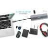 Dokavimo stotelė i-tec Metal USB-C Nano 4K HDMI LAN Power Delivery 100 W