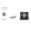 Dokavimo stotelė i-tec Metal USB-C Nano 4K HDMI LAN Power Delivery 100 W