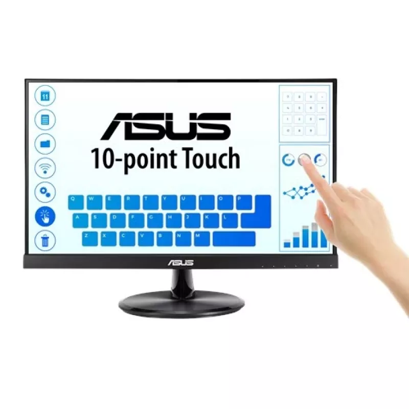 ASUS VT229H kompiuterio monitorius 54,6 cm (21,5 col.) 1920 x 1080 pikselių Full HD LED liečiamas juodas