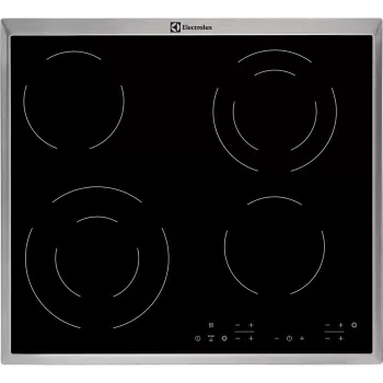 Įmontuojama keraminė kaitlentė Electrolux EHF6342XOK, 4 zonų, juoda