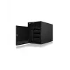 ICY BOX IB-3740-C31 išorinis HDD/SSD dėklas, juodas, 2.5/3.5 colio