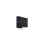 ICY BOX IB-377-C31 Išorinis HDD/SSD dėklas, juodas, 3.5 colio