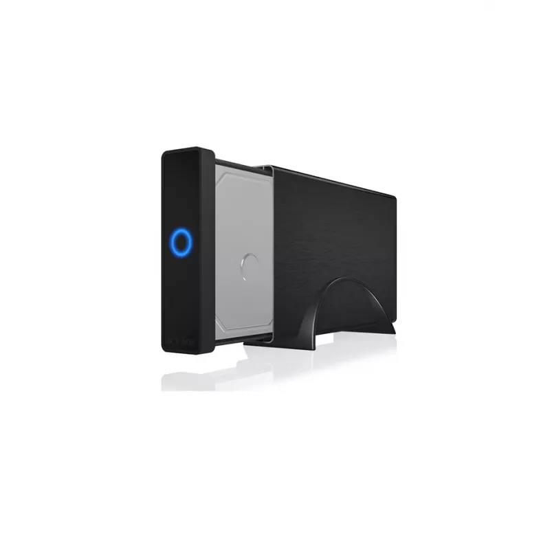 ICY BOX IB-377-C31 Išorinis HDD/SSD dėklas, juodas, 3.5 colio