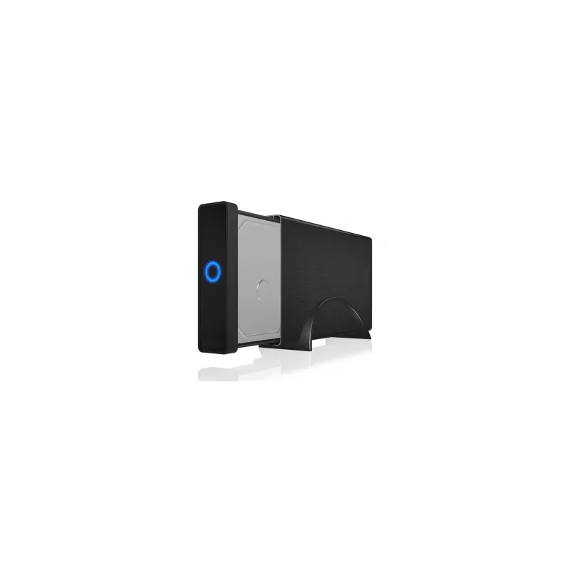 ICY BOX IB-377-C31 Išorinis HDD/SSD dėklas, juodas, 3.5 colio