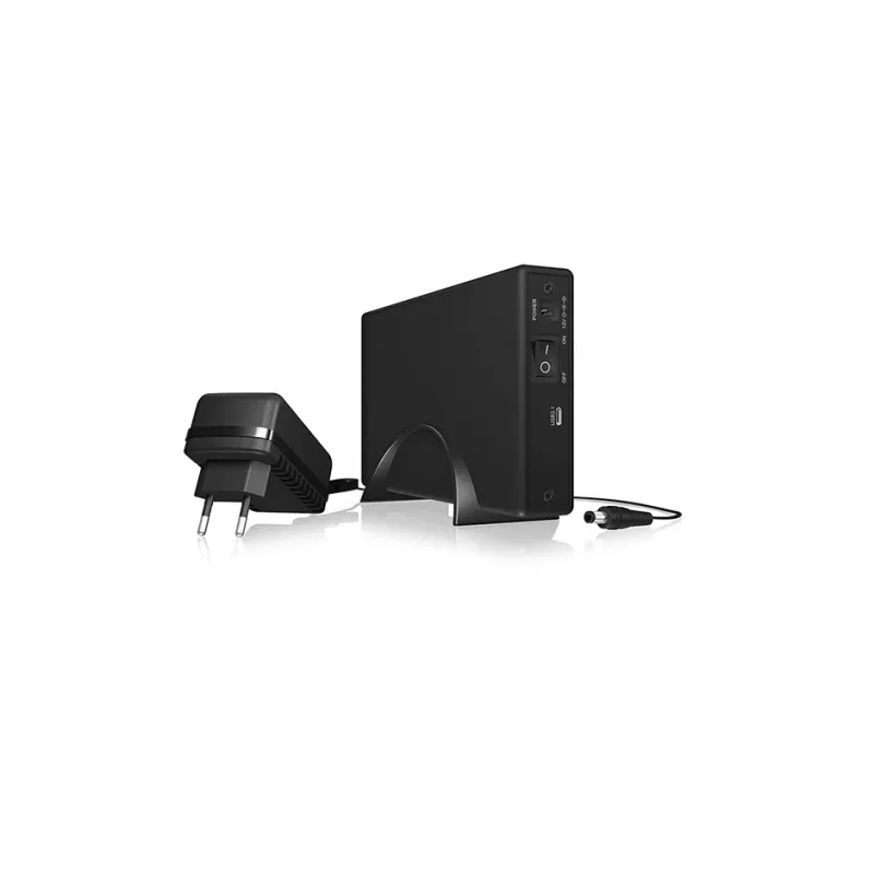 ICY BOX IB-377-C31 Išorinis HDD/SSD dėklas, juodas, 3.5 colio