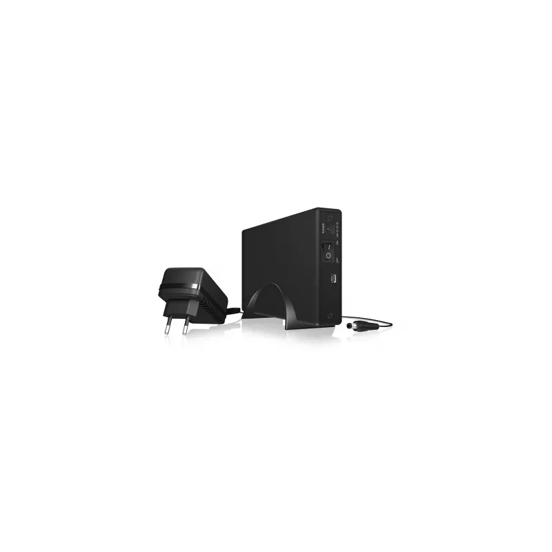 ICY BOX IB-377-C31 Išorinis HDD/SSD dėklas, juodas, 3.5 colio