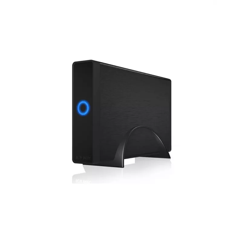 ICY BOX IB-377-C31 Išorinis HDD/SSD dėklas, juodas, 3.5 colio