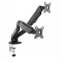 ICY BOX IB-MS304-T Dvigubo monitoriaus laikiklis, 68.6 cm (27 inch), juodas