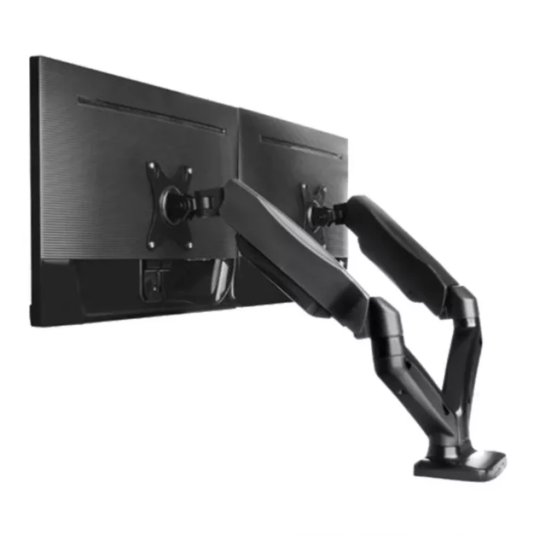 ICY BOX IB-MS304-T Dvigubo monitoriaus laikiklis, 68.6 cm (27 inch), juodas
