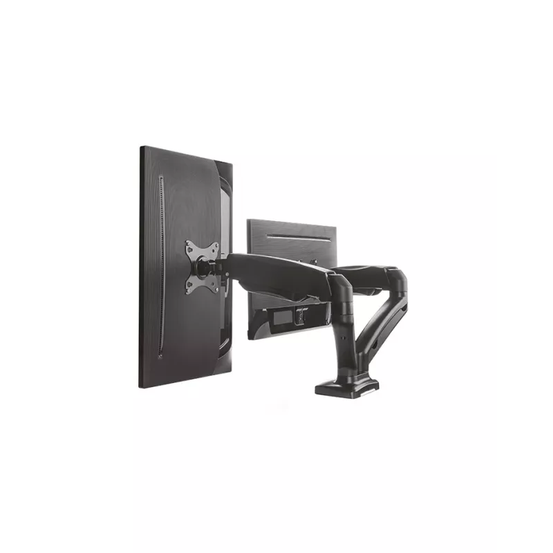 ICY BOX IB-MS304-T Dvigubo monitoriaus laikiklis, 68.6 cm (27 inch), juodas