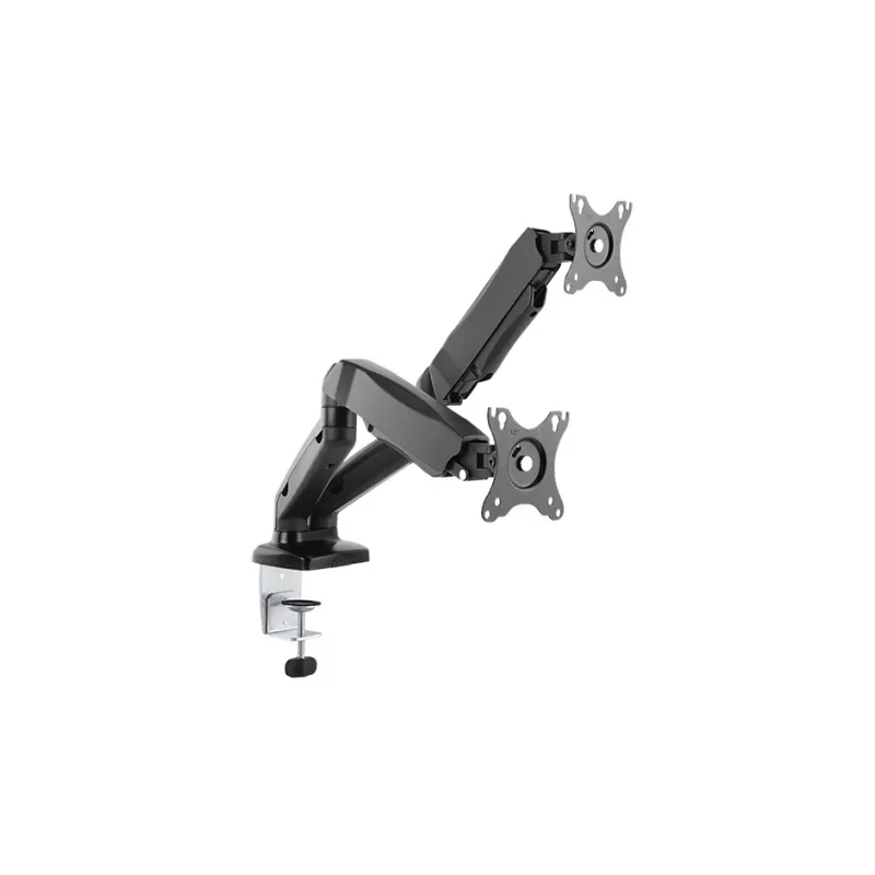 ICY BOX IB-MS304-T Dvigubo monitoriaus laikiklis, 68.6 cm (27 inch), juodas