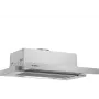 Bosch Serie 4 DFT63AC50 gartraukis pusiau įmontuojamas (ištraukiamas) sidabrinis 360 m³/h
