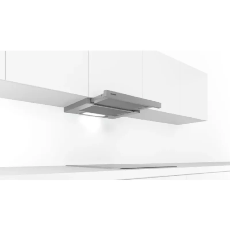 Bosch Serie 4 DFT63AC50 gartraukis pusiau įmontuojamas (ištraukiamas) sidabrinis 360 m³/h