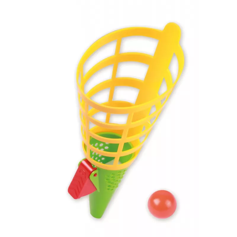 Lena Catch ball – porinis kamuoliukų rinkinys su paleidimo mygtuku (modelis 61221)