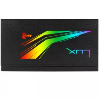 Aerocool LUXRGB550M 550W 80Plus Bronze 230V modulinis maitinimo šaltinis, juodas