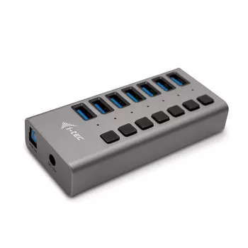 i-tec USB 3.0 įkrovimo stotelė 7 prievadai su 36 W maitinimo adapteriu