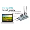 i-tec USB 3.0 įkrovimo stotelė 7 prievadai su 36 W maitinimo adapteriu
