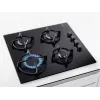 Įmontuojama dujinė kaitlentė Electrolux EGG6407K, juoda, 59 cm, 4 zonos