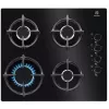 Įmontuojama dujinė kaitlentė Electrolux EGG6407K, juoda, 59 cm, 4 zonos