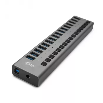 i-tec USB 3.0 įkrovimo stotelė 16 prievadų + 90 W maitinimo adapteris