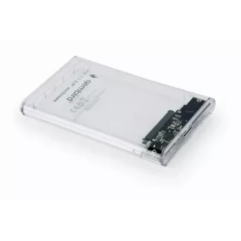 GEMBIRD USB 3.0 2.5 colio SATA kietojo disko dėklas 9.5 mm diskui, permatomas plastikas
