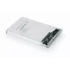 GEMBIRD USB 3.0 2.5 colio SATA kietojo disko dėklas 9.5 mm diskui, permatomas plastikas
