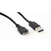 GEMBIRD USB 3.0 2.5 colio SATA kietojo disko dėklas 9.5 mm diskui, permatomas plastikas