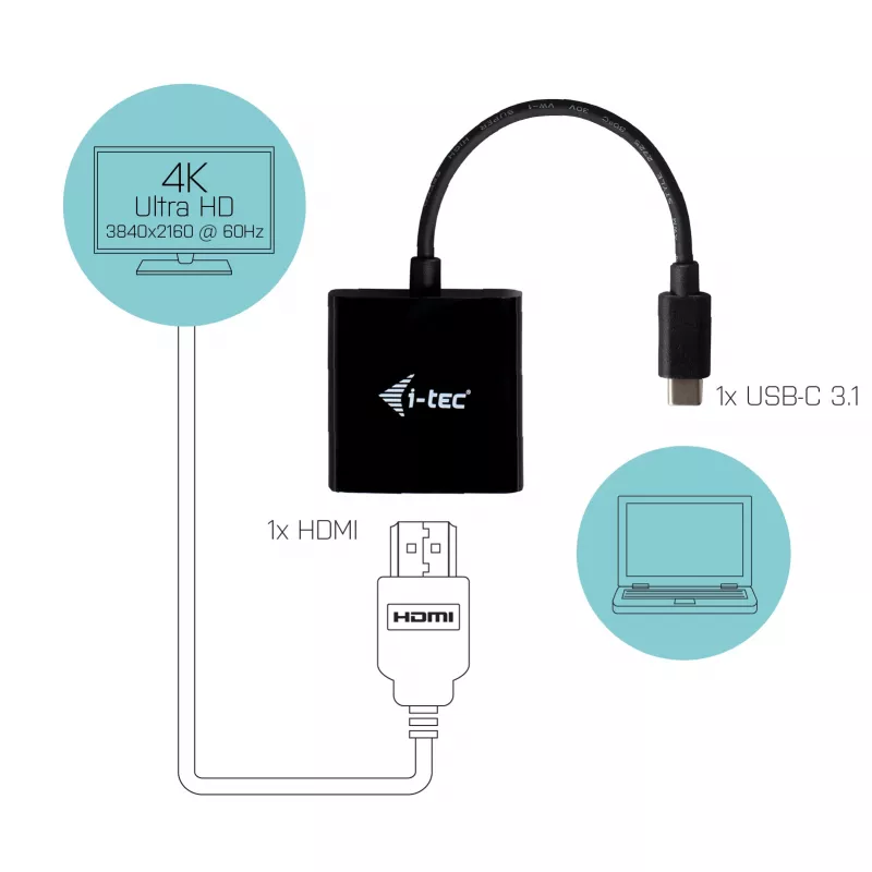 i-tec USB-C HDMI adapteris 4K/60 Hz