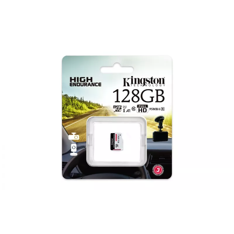Kingston Technology High Endurance 128 GB MicroSD UHS-I Class 10 atminties kortelė