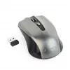 GEMBIRD belaidė optinė pelė MUSW-4B-04-BG - 4 mygtukai, juoda/kosminė pilka