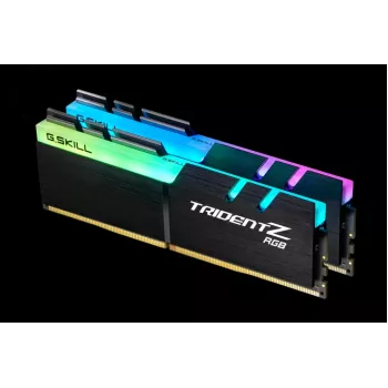 DIMM 16 GB DDR4-3600 (2x 8 GB) Dual-Kit, Arbeitsspeicher schwarz, F4-3600C18D-16GTZRX, Trident Z RGB, INTEL XMP
