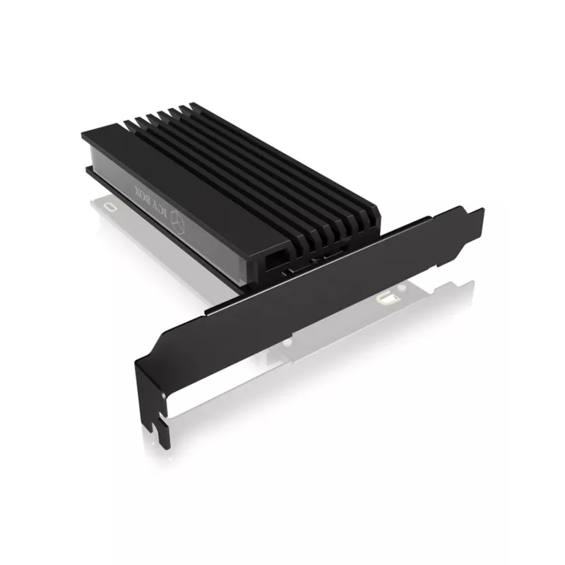 ICY BOX IB-PCI214M2-HSL PCIe 4.0 M.2 NVMe adapterio kortelė su aušintuvu