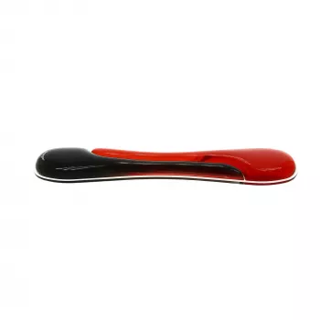Kensington Duo Gel riešų atrama klaviatūrai – raudona/juoda, gelinė, 240 mm