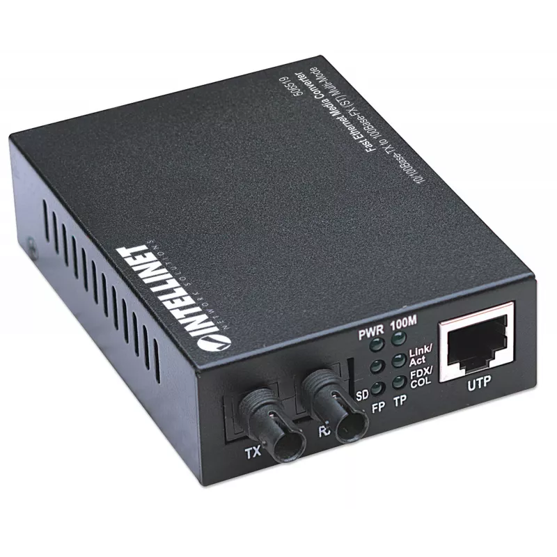 Intellinet Fast Ethernet Media Converter, 10/100Base-Tx į 100Base-Fx (ST) daugiamodis, 2 km