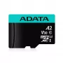 MicroSDXC atminties kortelė ADATA 128GB UHS‑I Premier Pro V30 U3 Class 10, 100/80 MB/s, atspari vandeniui, su SD adapteriu