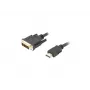 Vaizdo kabelio adapteris LANBERG HDMI A tipas (kištukas) į DVI-D (kištukas), 1,8 m, juodas, maks. rez. 1920×1200