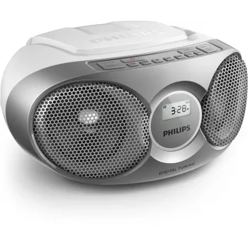 Nešiojama stereo sistema Philips AZ215S/12 3 W FM sidabrinė