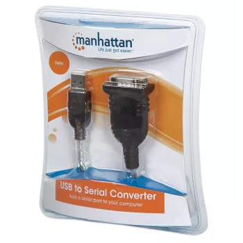 USB-A į Serial keitiklio kabelis Manhattan 205146