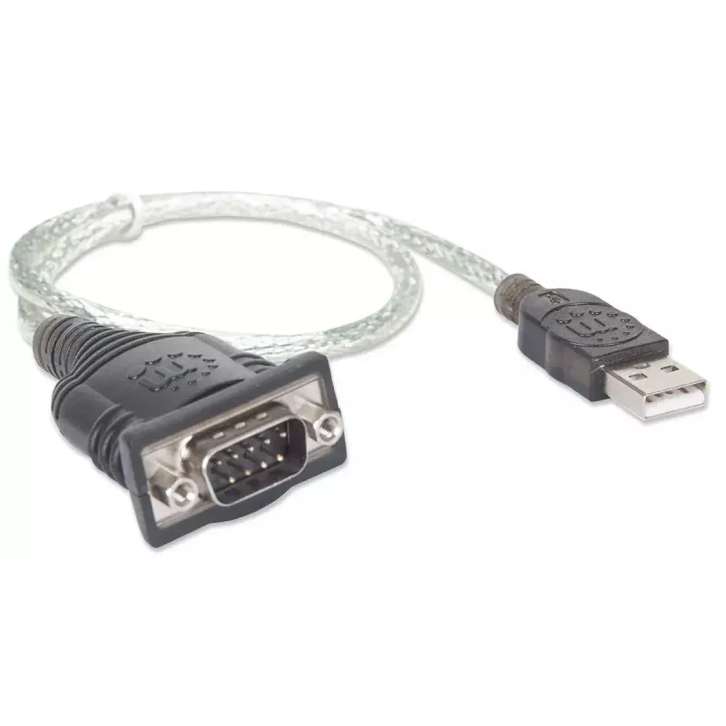 USB-A į Serial keitiklio kabelis Manhattan 205146