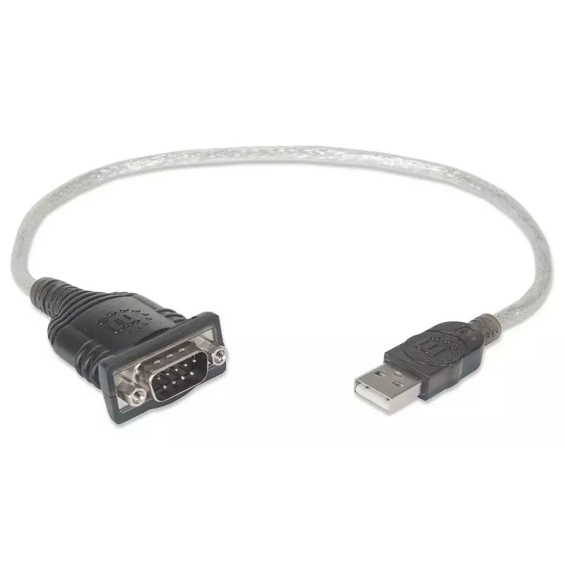 USB-A į Serial keitiklio kabelis Manhattan 205146