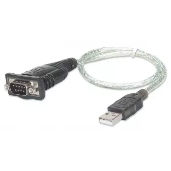 USB-A į Serial keitiklio kabelis Manhattan 205146